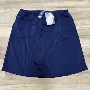 Swims365 Navy Blue Swim Skirt Size 18 Plus Size NWT Modest Swim Bottom